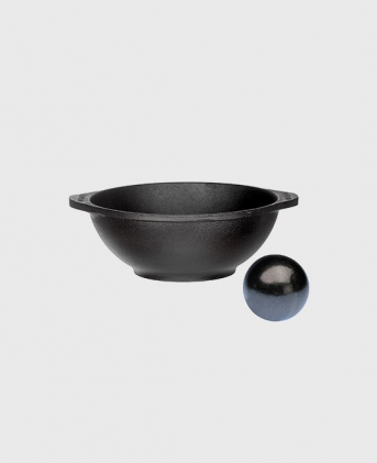 Gryta oval 6 L med järnlock