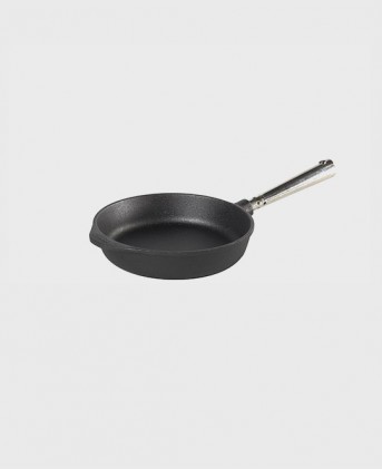 Stekpanna rak kant 20 cm stålhandtag