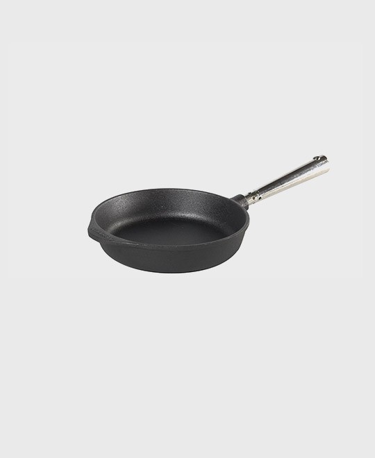 Stekpanna rak kant 20 cm stålhandtag
